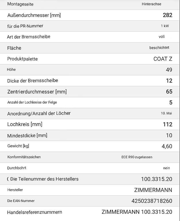 Alle Werkzeuge: Zimmermann-Scheibenbremsen  – Gebraucht aus Thun von ped_ypt8 2