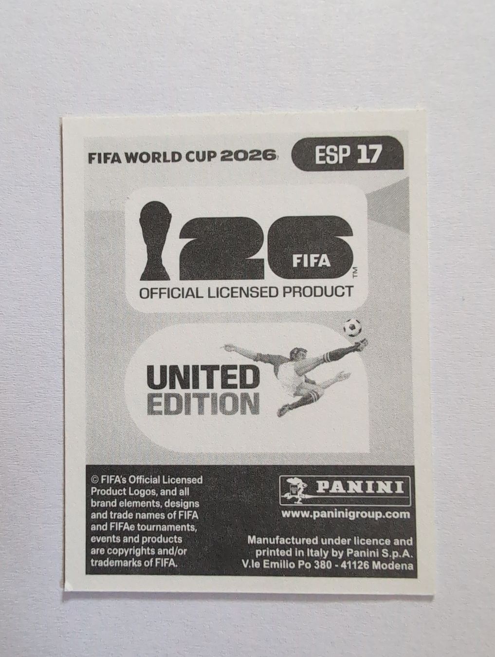 Panini Carte collezionabili: Esp 17 panini wm sticker 26 nico williams – Nuovo (secondo la descrizione) da Zürich venduto da Rolup 1