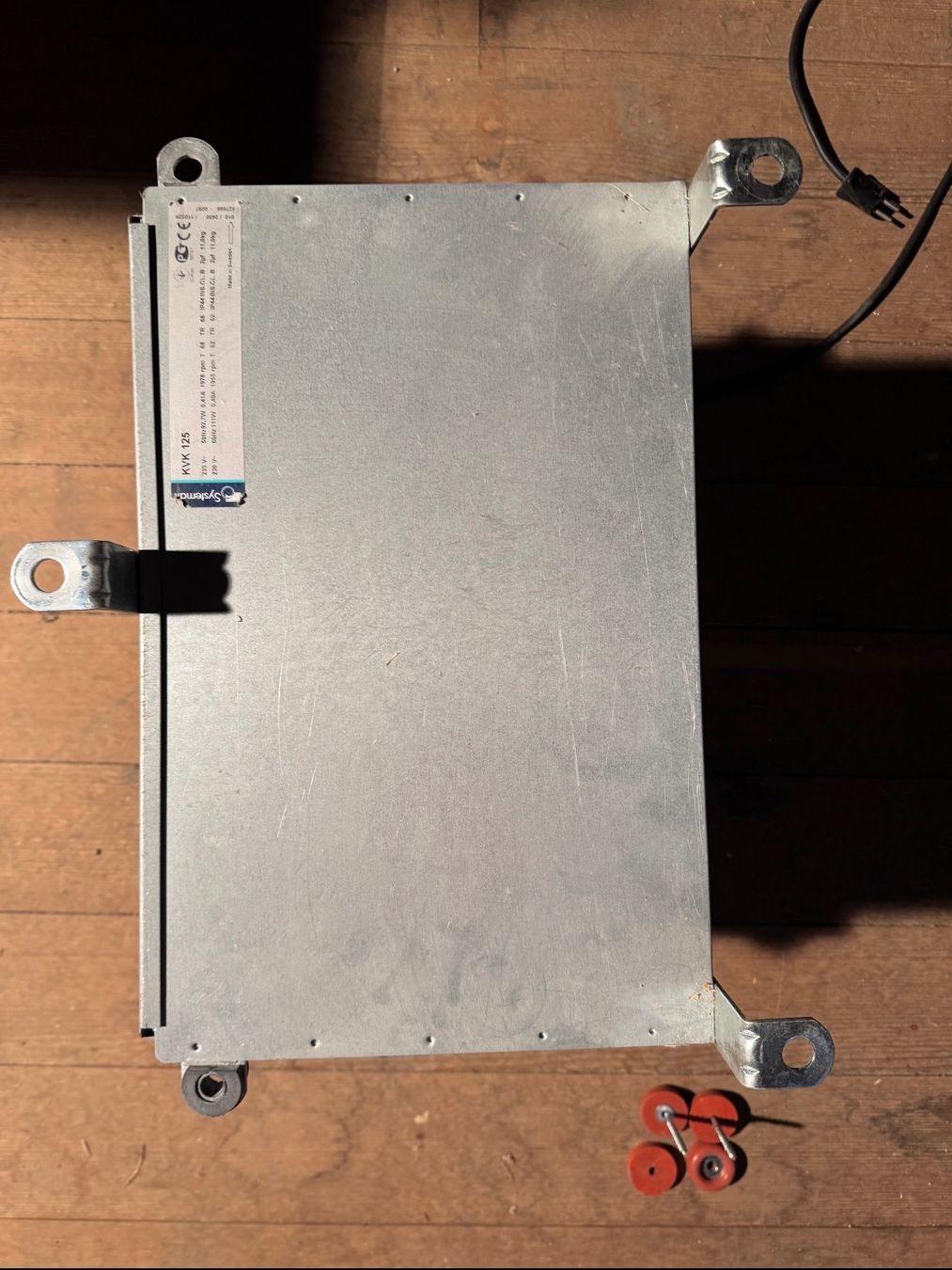 Ventilatori: Systemair Rohrventilator KVK125 230V – Usato da Langenthal venduto da Jurafox 1