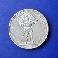 Silber Schützentaler 5 Fr. 1869 Zug Top Erhaltung