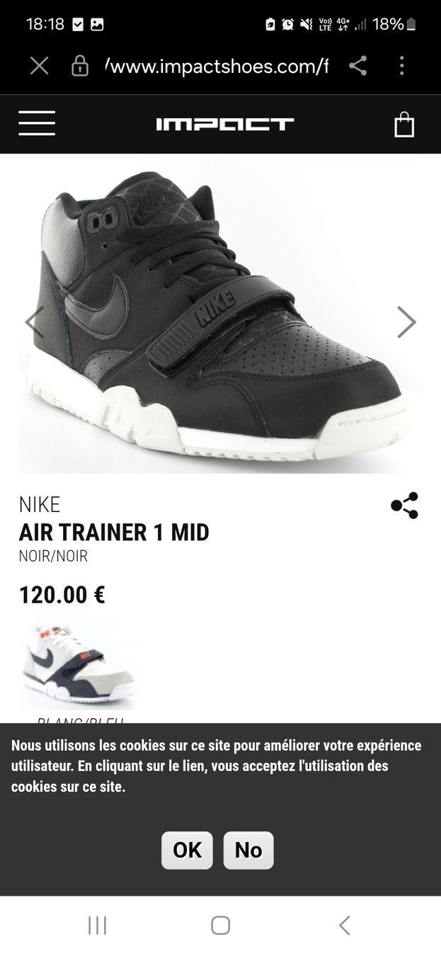 Nike Scarpe da uomo: Nike AIR TRAINER 1 MID – Usato da Ursy venduto da RetroBebar777 2