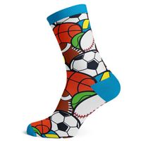 BUNTE DESIGN SOCKEN-Sports Balls (Big 41-46)