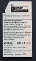 2x Schifffahrtskarten Tageskarte gültig bis 30.04.2027 