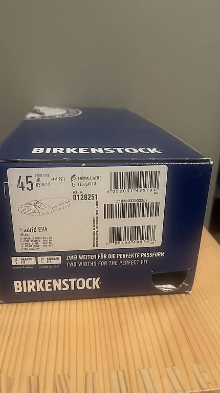 Scarpe da uomo: Birkenstock Madrid Eva 45 – Nuovo e nell'imballaggio originale da Zürich venduto da SUPERNERD 2