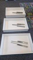 3 Stk. IKEA KOMPLEMENT Schublade, weiß, 100x58 cm