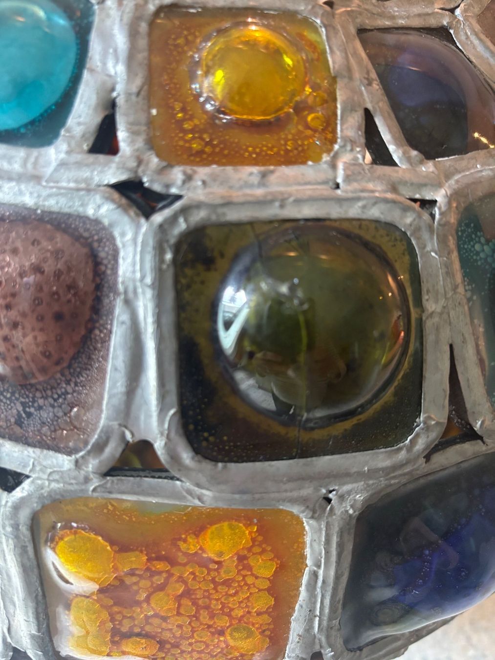 Paralumi: Aussergewöhnliche Vintage Lampenschirm, Glas/Metall – Usato da OLTEN venduto da lululoveslemon99 5