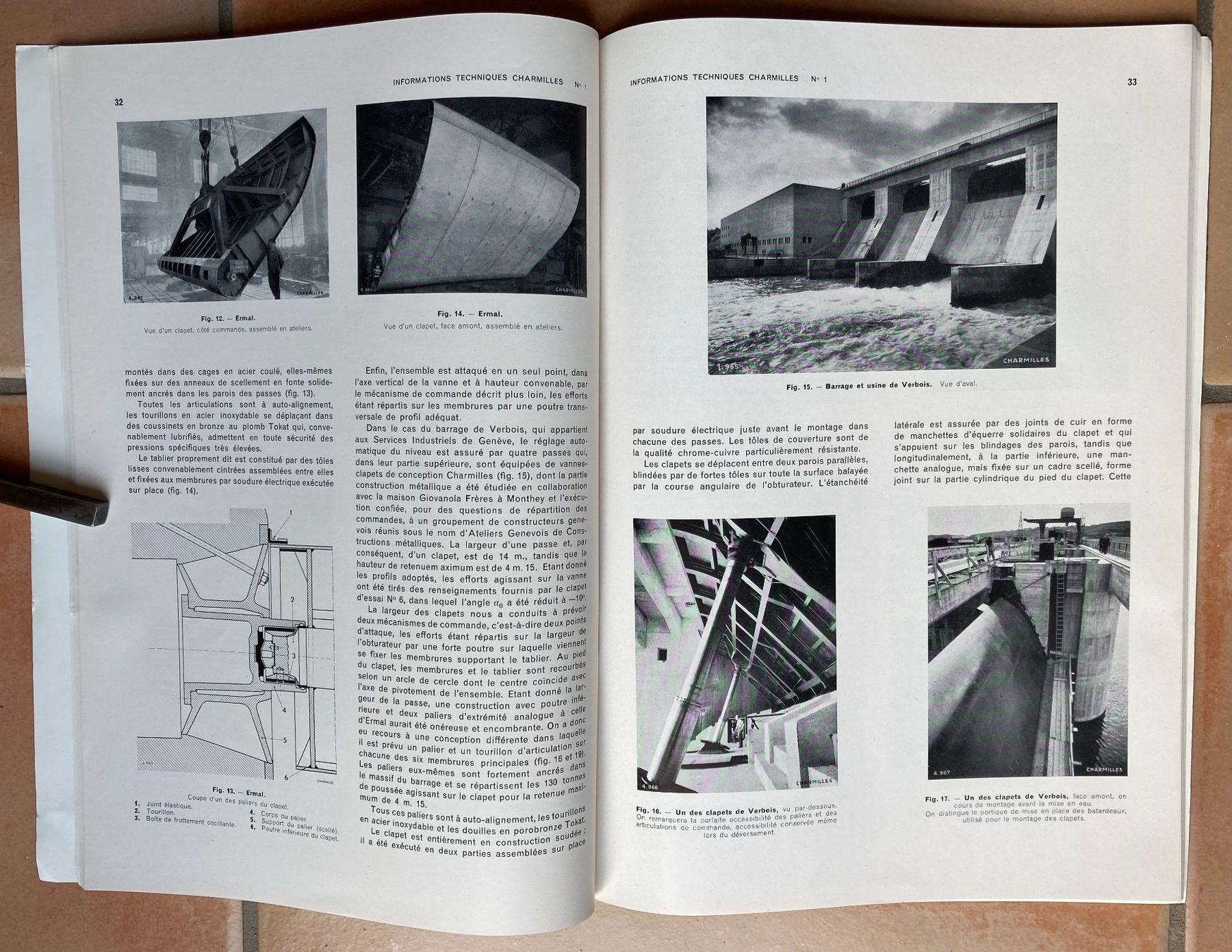 Zeitschriften & Magazine: Charmilles - Informations techniques  N° 1- Mai 1945 – Gebraucht aus Versoix von HELVETICA_1 6