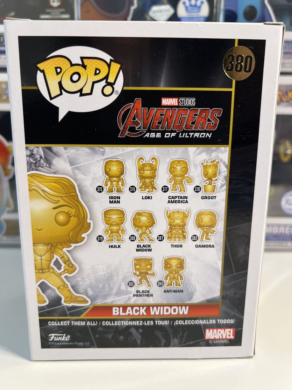 Funko Statuette: Funko POP! Marvel Studios Black Widow Gold Chrome – Usato da Le Mouret venduto da perfectbijou 2