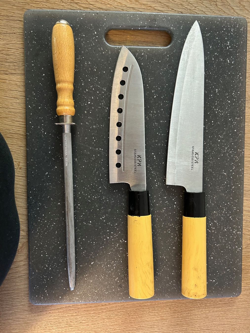 Coltelli da cucina: Chinesische Profi Messer + Schleiffstahl – Usato da Rheineck venduto da emma.gut 3