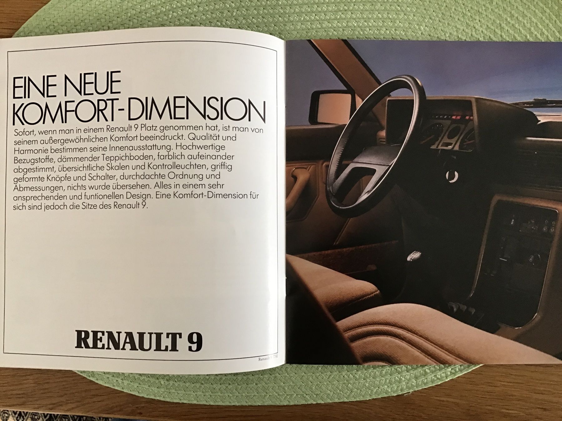 Renault Documenti: Renault 9 Verkaufsprospekt 36 Seiten – Usato da Scherzingen venduto da Starseller62 4