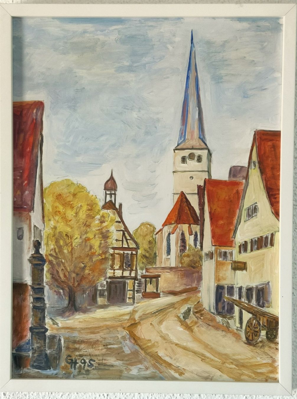 Dipinti: Triptychon Trilogie Höfingen Leonberg Günter Hermann 1995 – Usato da Widen venduto da The_Queen 1