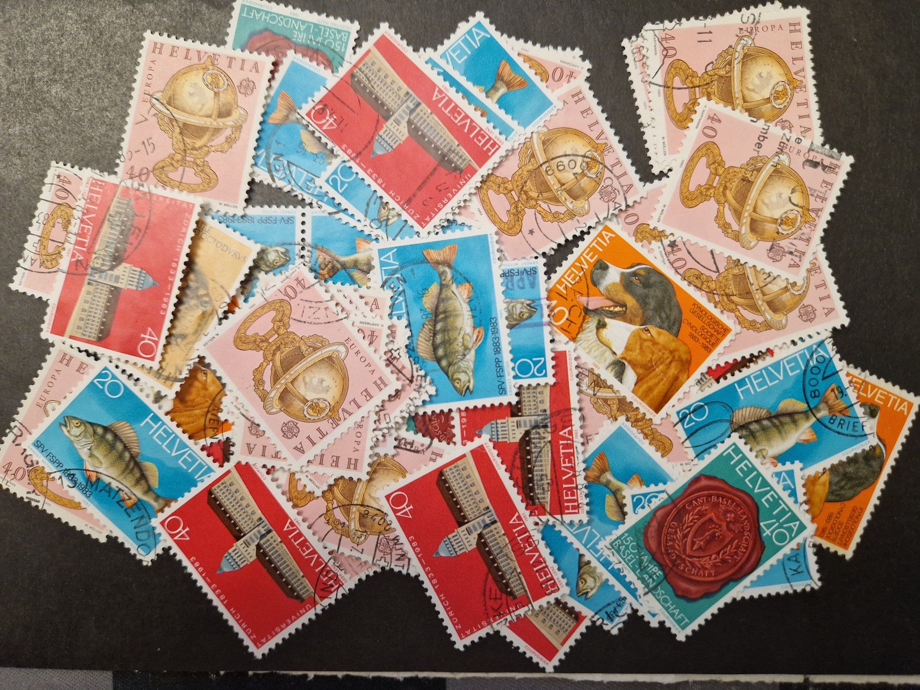 Tutti i francobolli: CH-Briefmarken (CH-2) – Usato da Münchwilen TG venduto da Nonno39