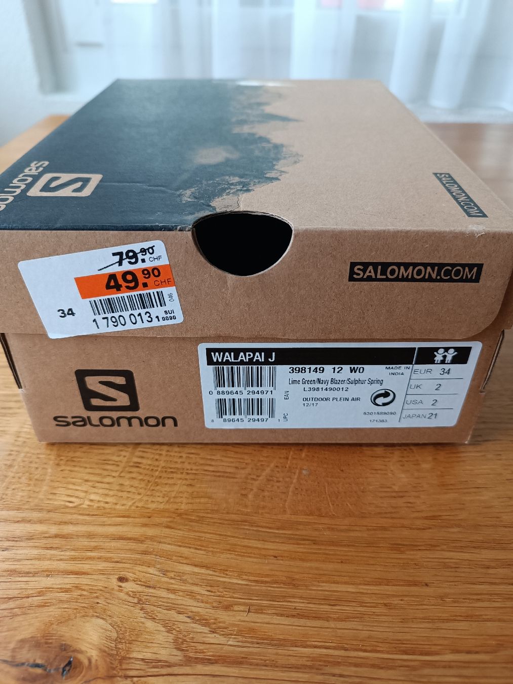 Salomon Scarpe da uomo: Salomon Trekkingschuhe in Grösse 34  – Usato da Heiden venduto da Sotema 4