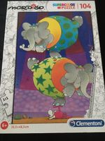 Puzzle mit Elefanten im Circus ab 6 J. 104 Teile *neuwertig*