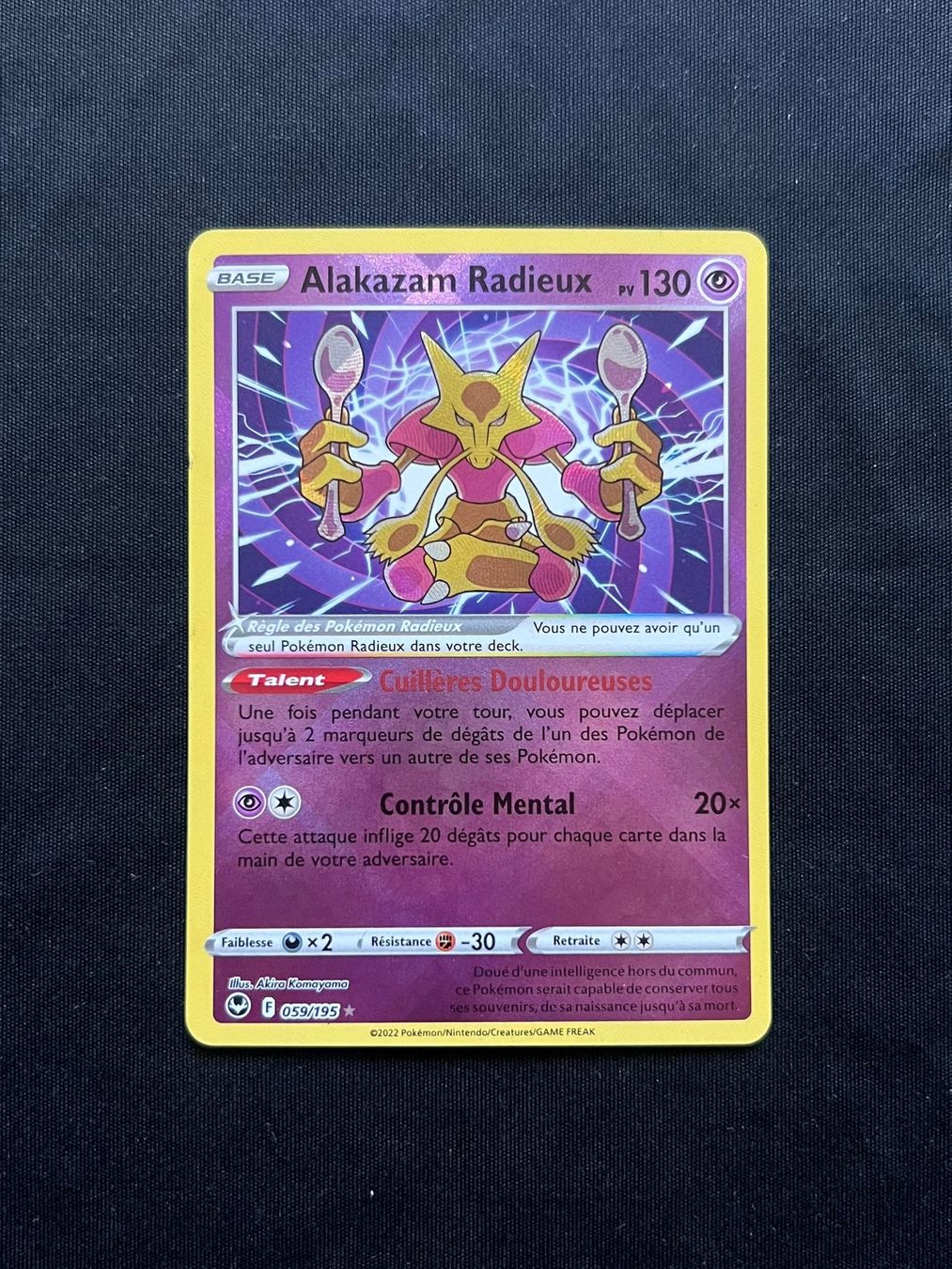 Pokémon Carte collezionabili: Alakazam Radieux FRançais 059/195 – Nuovo (secondo la descrizione) da Genève venduto da Jojo_pokemon