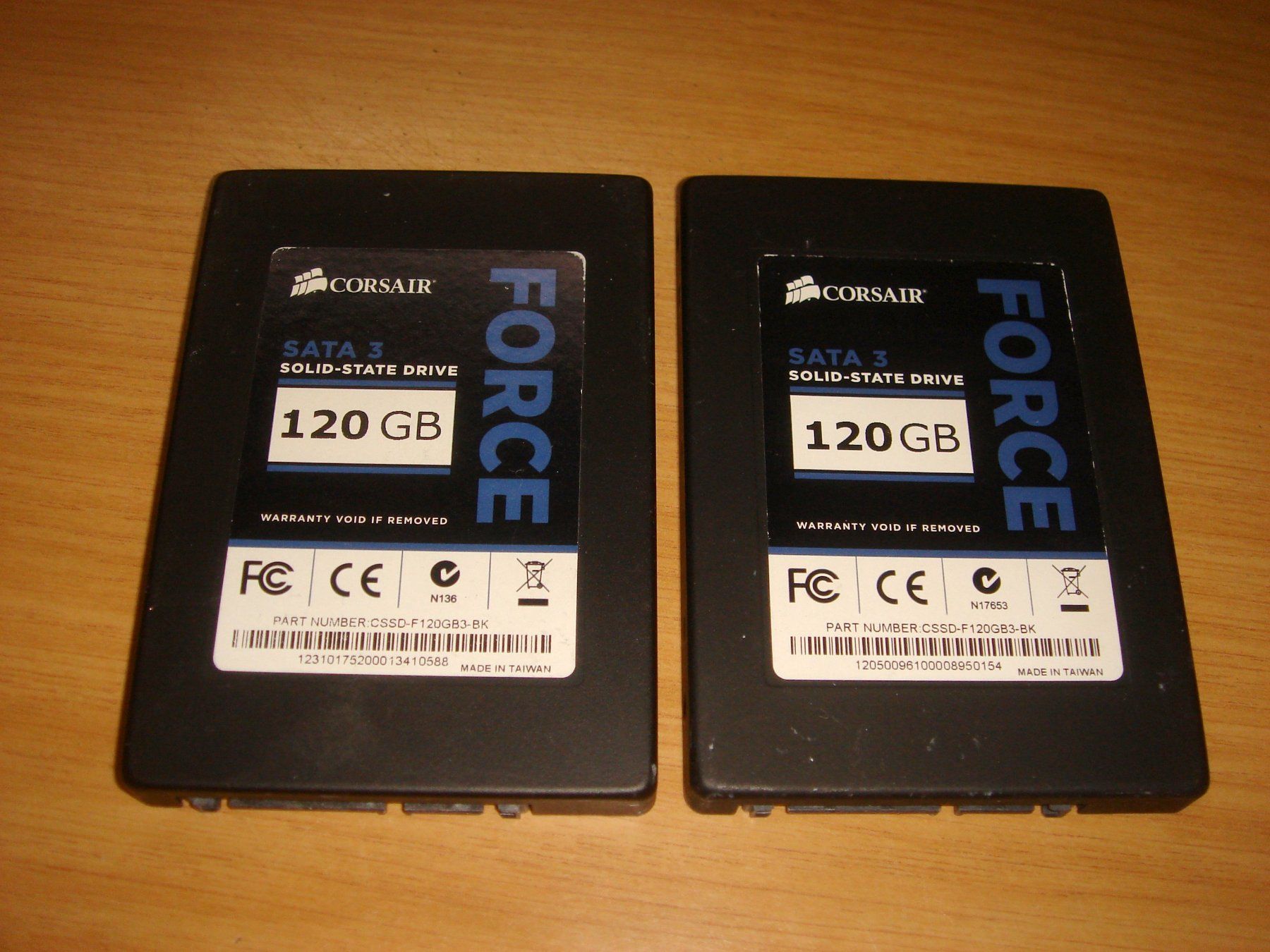 Corsair Disques durs: 2 stück 120gb ssd. Getestet. – D'occasion à St. Gallen par pc-sg