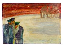 Eugène MIHAESCO (Eugen Mihaescu) peinture huile sur panneau