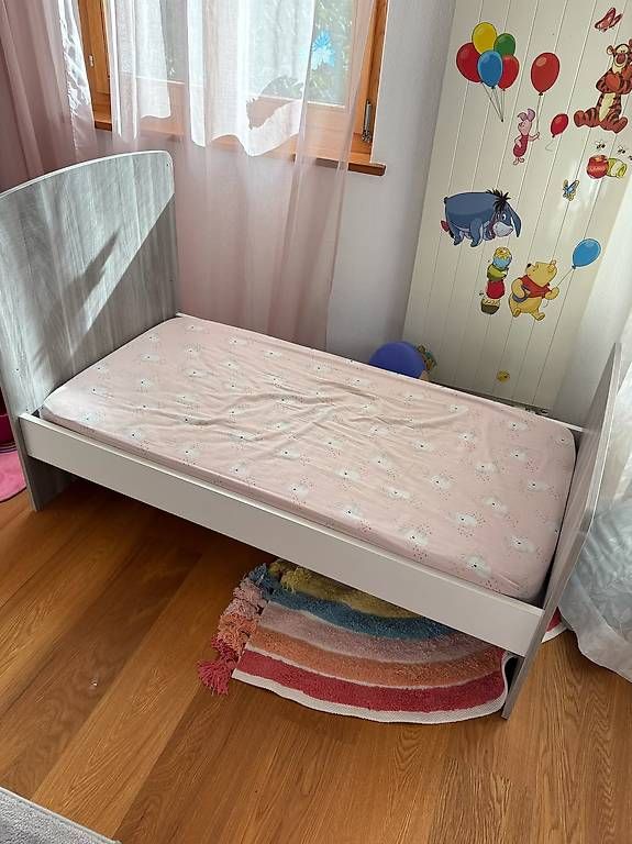 Letti: Baby/Kinderbett 140x70 cm + Kommode – Usato da Arlesheim venduto da Valerie4144 2