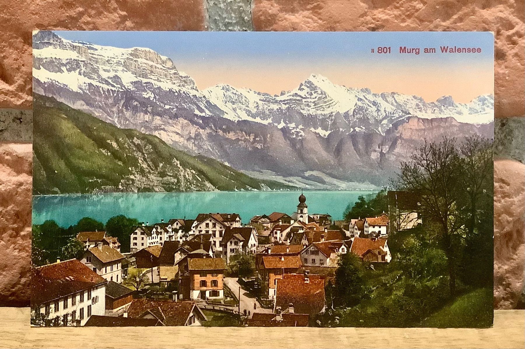 Cartoline postali: MURG am Walensee - Dorfansicht – Usato da Root venduto da ENGLAND-TREASURES