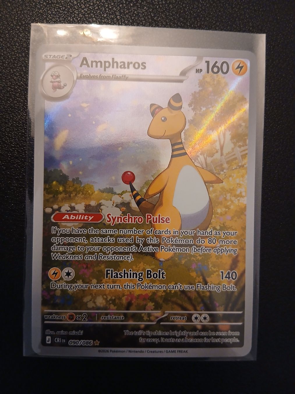 Pokémon Carte collezionabili: Ampharos Chaos Rising Pokémon EN – Nuovo (secondo la descrizione) da Regensdorf venduto da Baba_Basar 2