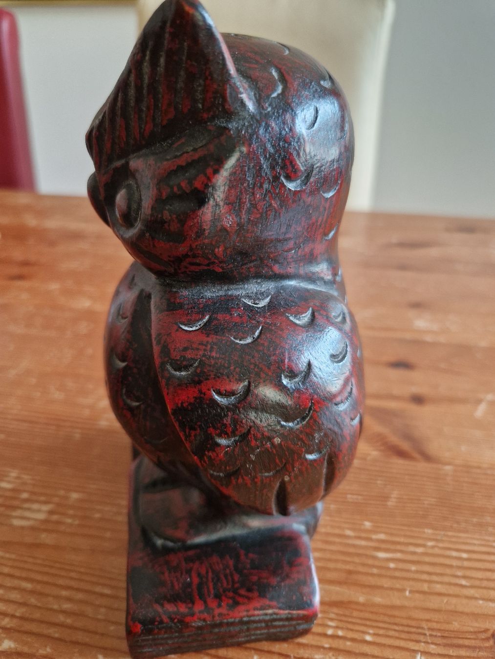 Figuren: Handgeschnitzte Eule – Gebraucht aus Fislisbach von mka_km8f 1