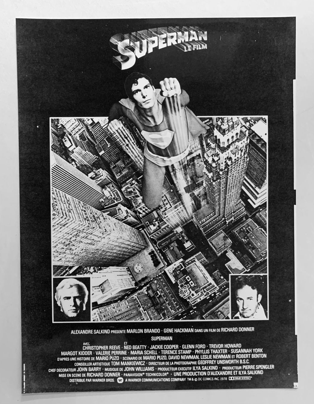 Posters & Illustrations: Foto des Plakats Superman 1978 – D'occasion à Bern par Artbrokerswitzerland