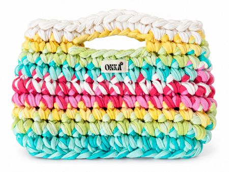 OKKA Handgemachte Crochet Tasche aus Griechenland – Multicol