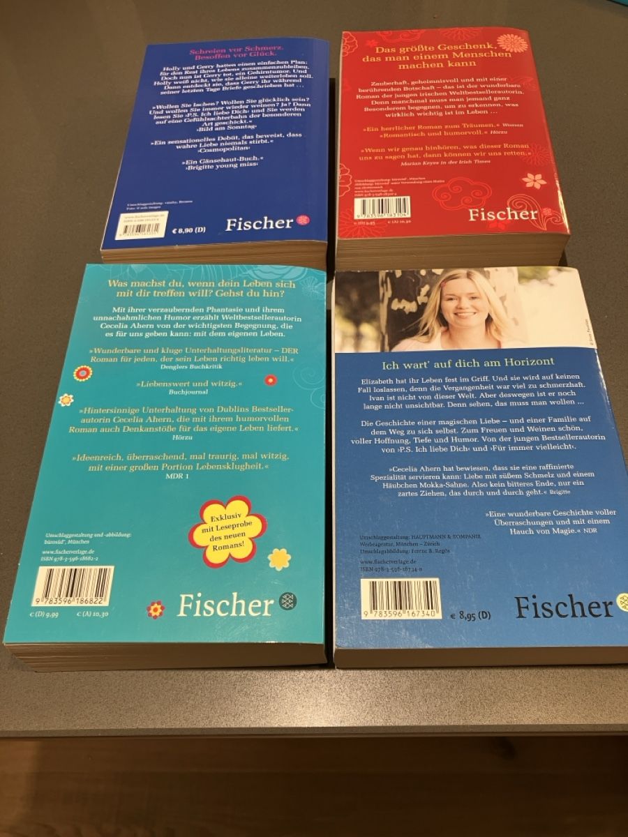 Libri: Bücher Cecelia Ahern 4 Stück – Usato da Rheinfelden venduto da zwitschi_09 1