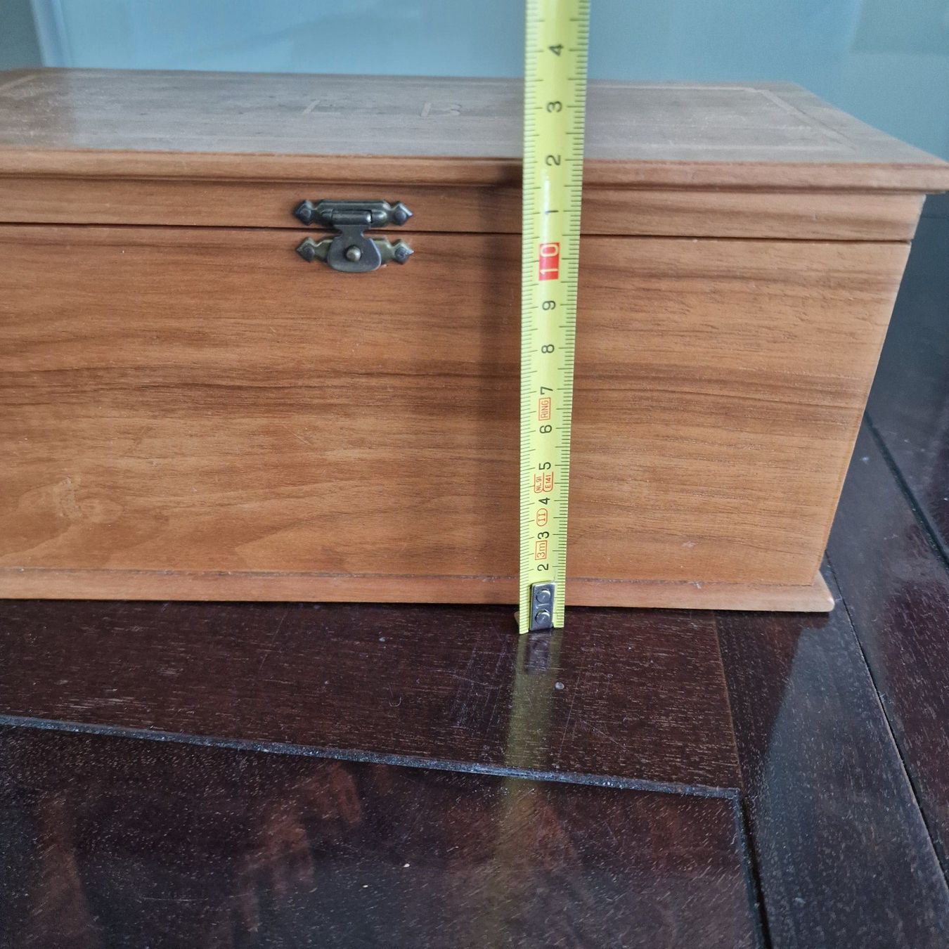 Portagioie: Holzkästli, Vintage Schmuckschatulle mit Initialen EB – Usato da Birr venduto da sen_8djr 8