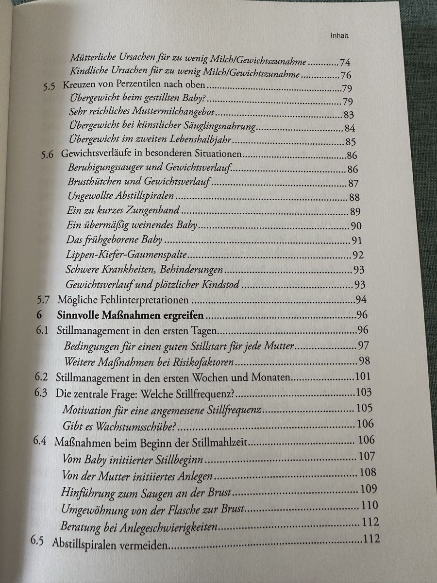Libri: Buch: Gewichtsverlauf und Stillen – Nuovo e nell'imballaggio originale da Alterswil FR venduto da blueeyes86 5