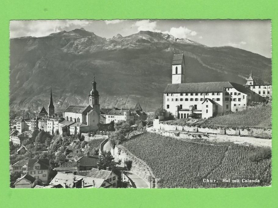 Cartoline postali: Chur,  Hof mit Calanda – Usato da Zürich venduto da t24_de