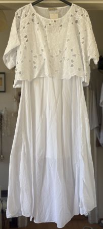 ROBE EN COTON EN 2 PIÈCES! M SOLDES DE FIN DE SAISON
