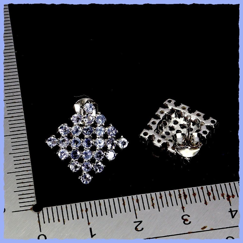 Orecchini pendenti & Orecchini a lobo: ♛ Tansanit Ohrstecker 925 Silber – Nuovo e nell'imballaggio originale da Oberglatt ZH venduto da Hot-Spot 2