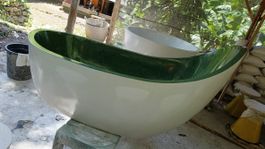 Badewanne Freistehende Bad Wanne Terrazzo Stein Resin Becken