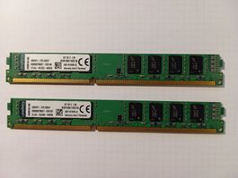 Kingston ValueRAM 16GB DDR3-1600 Kit – 2×8GB