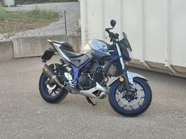 Frisch ab grossem Service: Yamaha MT-03 mit Akrapovic