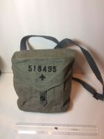 Schweizer Armee Gasmaskentasche  Tasche Stofftasche WW2