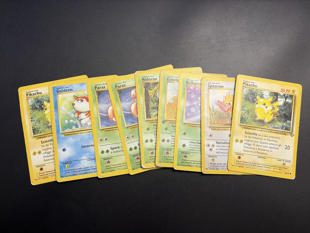 Pokémon Carte collezionabili: 9 Pokémon Jungle Cards – Usato da Bioggio venduto da Iannu