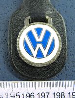 VW VOLKSWAGEN AUTO SCHLÜSSELANHNGER ECHT LEDER VINTAGE
