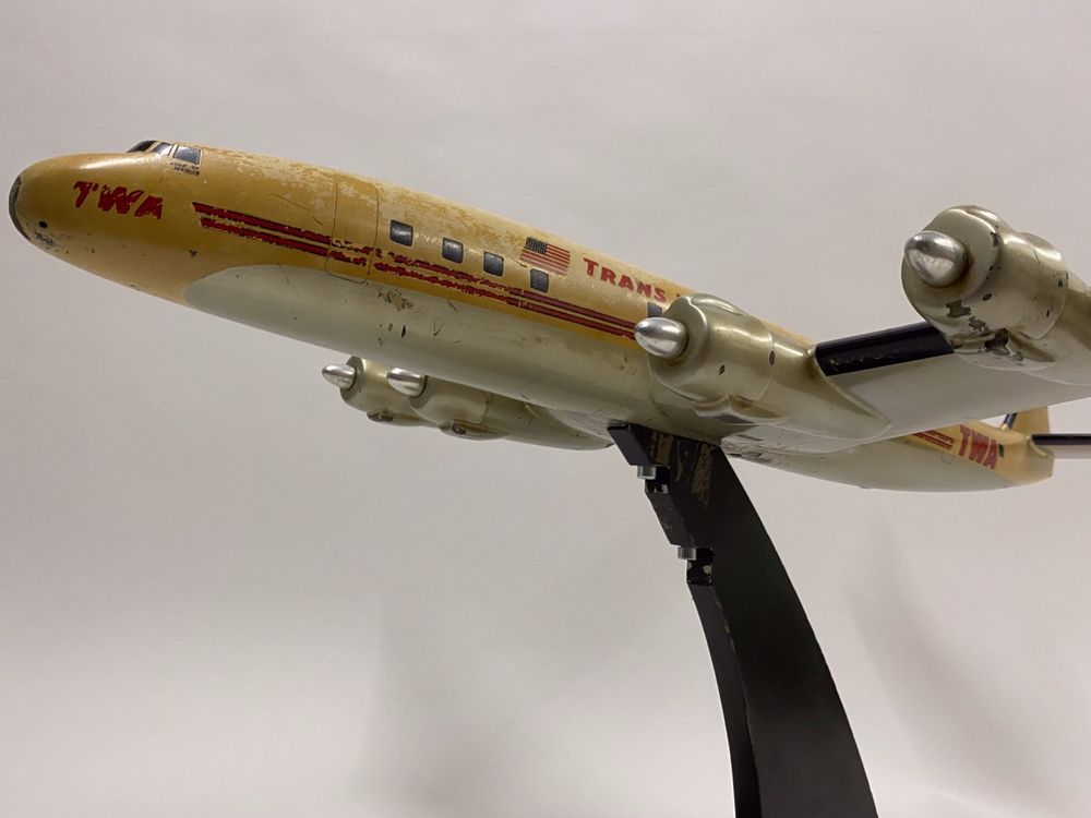 TWA Lockheed Constellation Connie RAR Vintage Reisebüromodel | Kaufen ...
