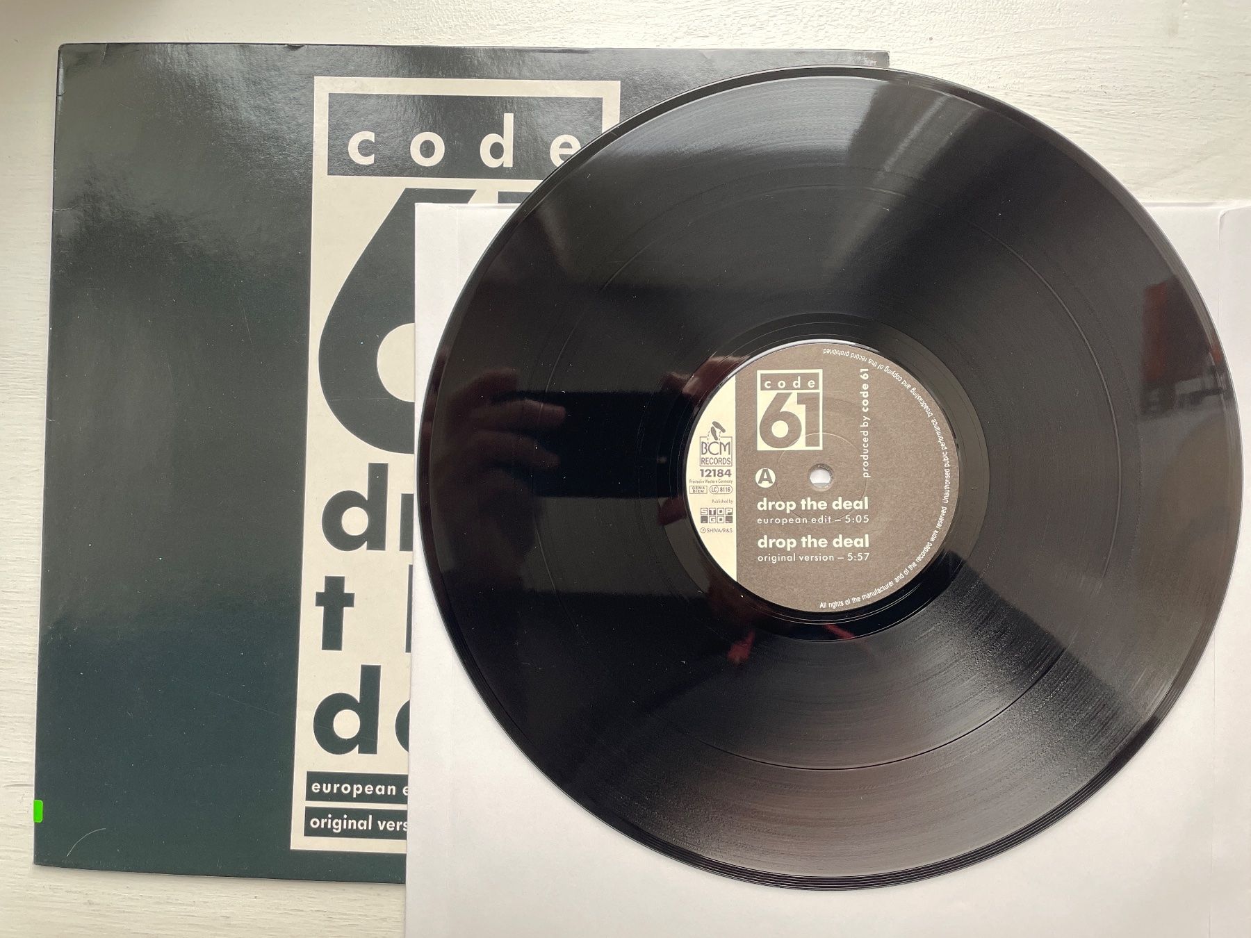 Schallplatten: Code 61 - Drop The Deal - 12" Maxi, 1988 – Gebraucht aus Zürich von Andy_t71 2