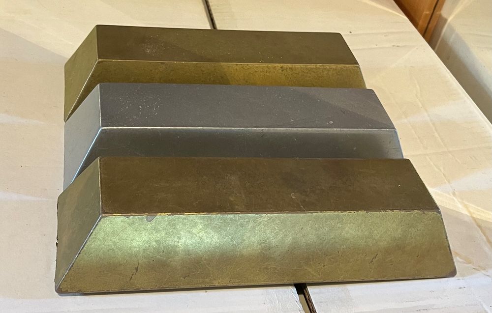 Metalli preziosi: 2 Gold 1 Silberbarren zusammen – Usato da Urnäsch venduto da schneewittli.