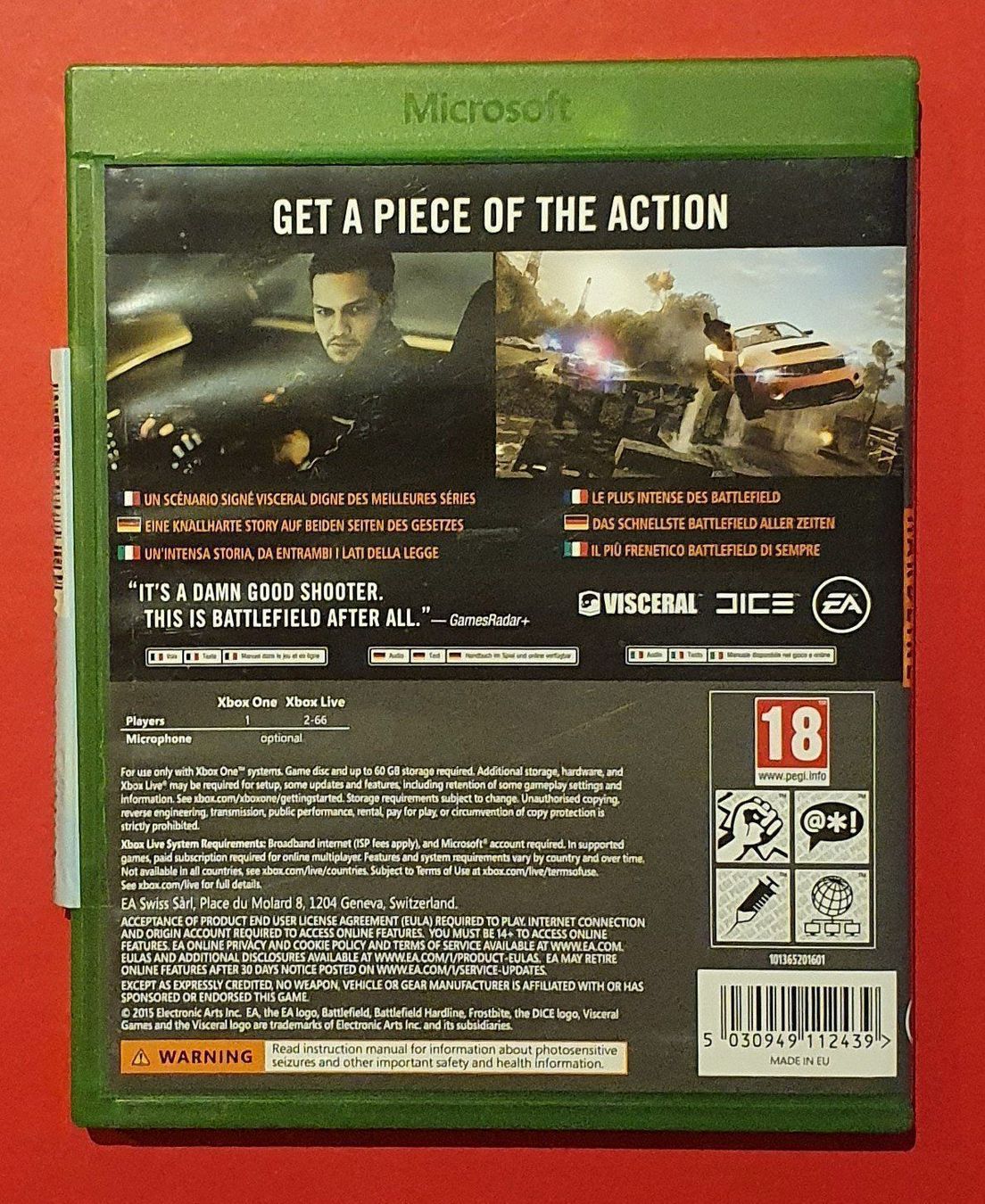 Microsoft Giochi: Microsoft Xbox One Game (XBONE) Battlefield - Hardline – Usato da Illnau venduto da BoFrost 2