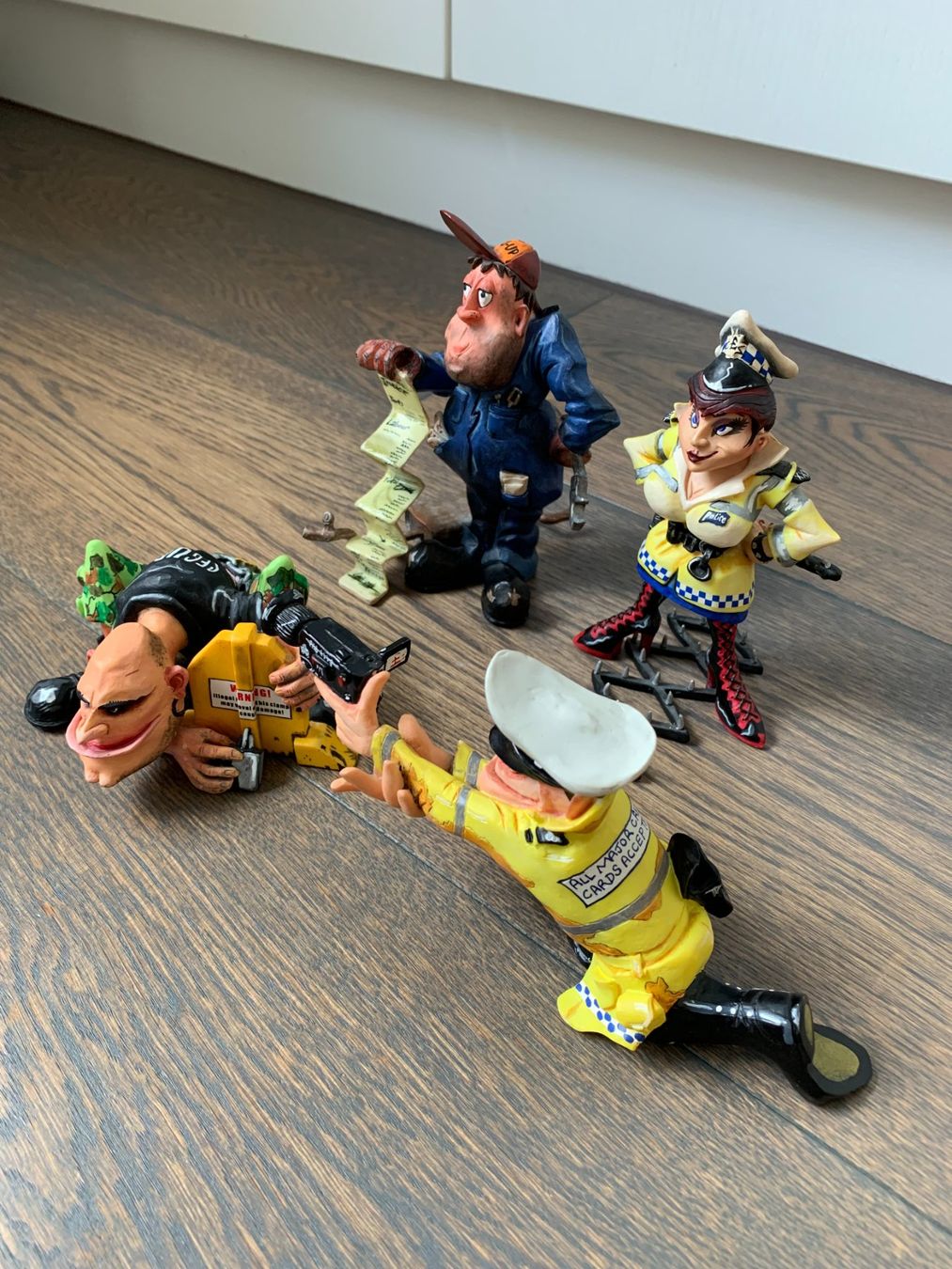 Tutte le decorazioni: 4 Speed Freaks-Figuren von Terry Ross – Usato da Zug venduto da Cobra.73 1