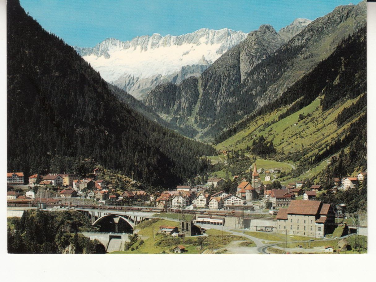 Ansichtskarten: Göschenen ca. 1970 – Gebraucht aus Bürglen TG von StampGraf