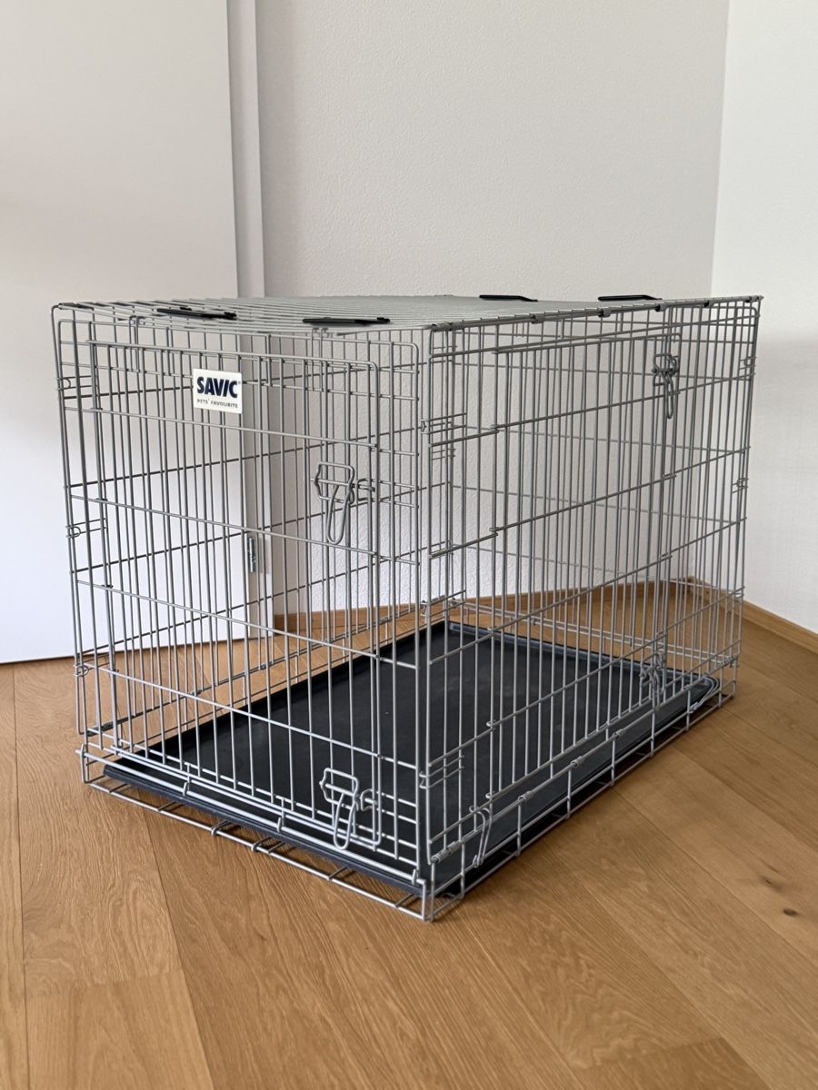 Käfige, Transport & Sicherheit: Faltbare Hundebox SAVIC – Gebraucht aus Zillis von obr_m8qg 1