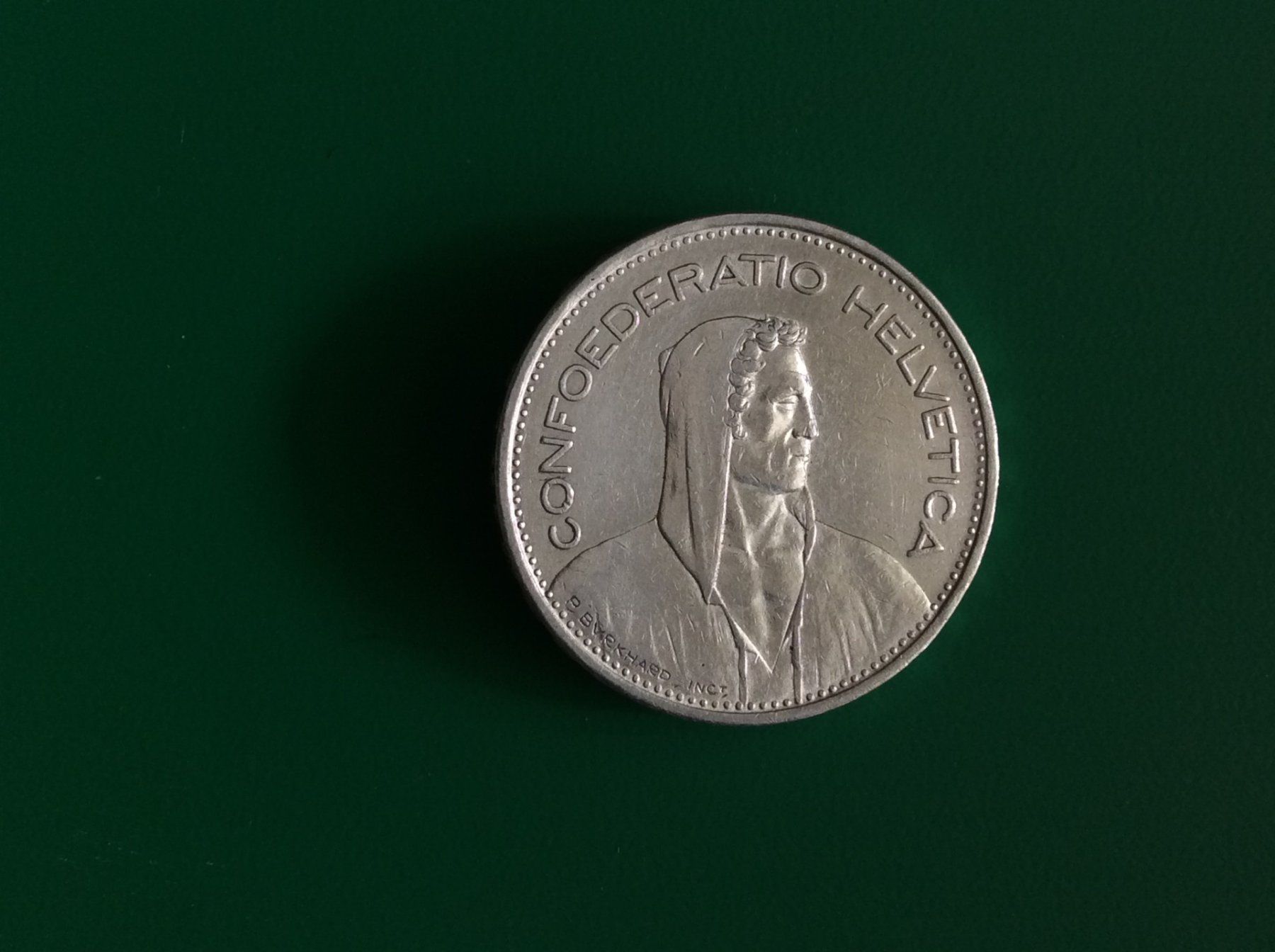 Tutti le monete: 5 francs  1940 – Usato da Genève venduto da pie_fh2d 1