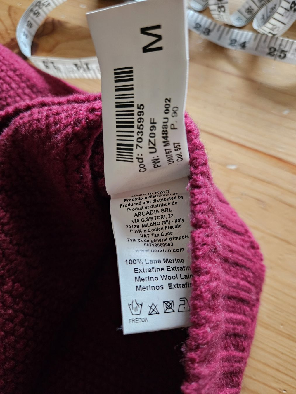 Dondup Maglioni & Felpe: Rollkragenpullover weinrot – Usato da Zürich venduto da joalves 2