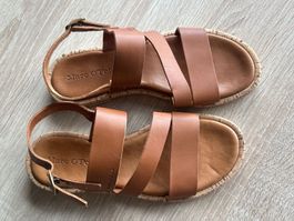 Sandalen braun Leder von Marc O'Polo Gr. 38
