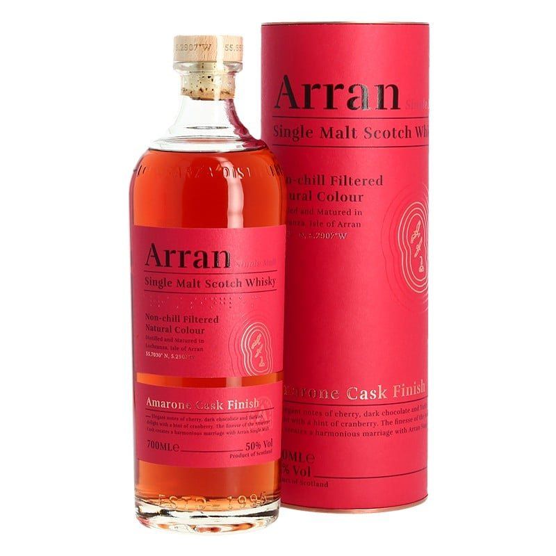 Arran Spirituosen: Arran  The Amarone cask finish – Neu und originalverpackt aus Le Locle von drinkshop